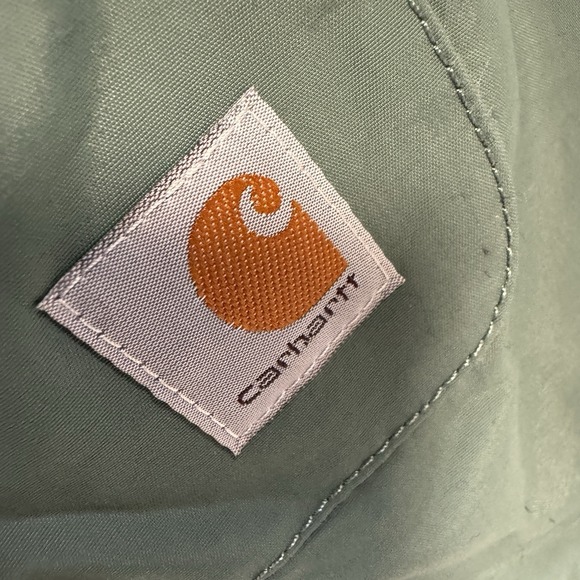 Carhartt Women's Rain Jacket Coat Small S (4/6) Green Waterproof Hooded NWT - Picture 6 of 16